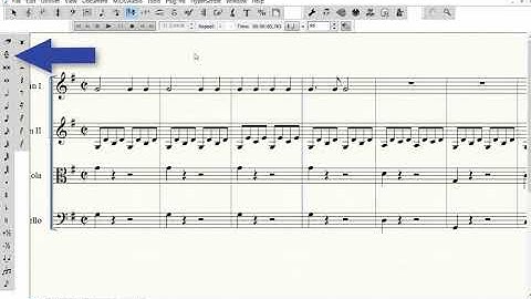 HyperScribe (Real TIme) Entry - Playing in the Pitches and Rhythm Separately