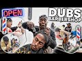 I Opened My Own FREE BARBERSHOP w/ The Homies . . .