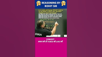 🔥NUMBER CODING | CODING DECODING | REASONING BY ROHIT SIR | #shorts #ssc #reasoning #radianmensa