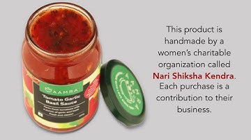 Fresh Handmade Tomato Garlic Basil Sauce from Aamra | Qtrove.com