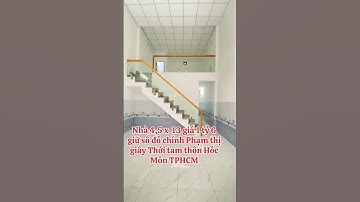 Nha 4,5 x 13 gia 1 ty 6 tam đông 20 Thới tam thôn Hóc Môn TPHCM lh 0837548999