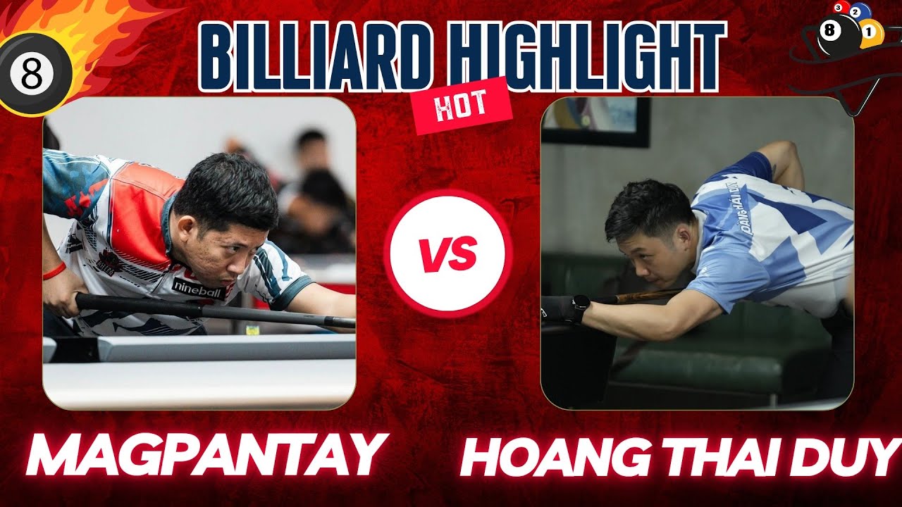 2026 PATTAYA OPEN POOL | Jonas Magpantay vs Hoàng Thái Duy | Race to 9 | Full match
