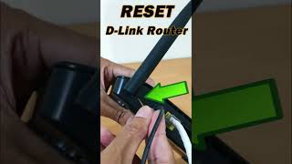 How To Reset D-Link Router To Factory Default Settings