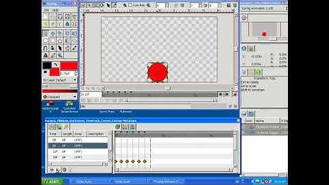 Lesion 3 Make Duplicate Key Frame and Use of Time loop in Synfig Part