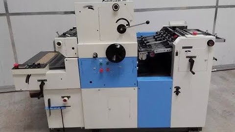 Brand New Single/1 Color Offset Printing Machine From Zomagtc Company in China