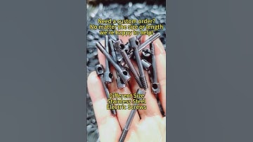 Any Size Electric Meter Screws - Custom Made! ✅ #custom #screw #factory