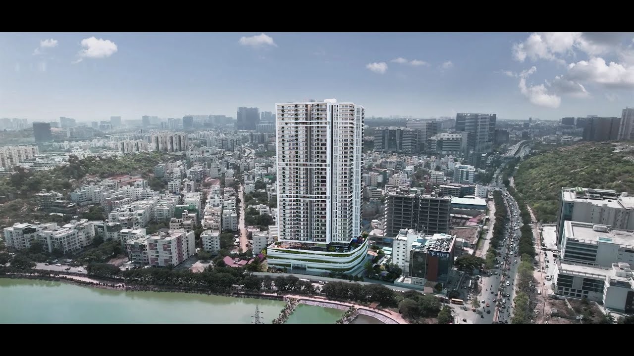 Still from the official video of Prestige Vaishnaoi Rainbow Waters