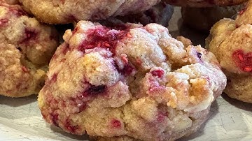 Raspberry Macadamia Keto Cookies for Your Holiday Table