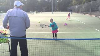 Tennis drills for 3 & 4 yr olds