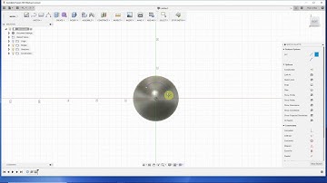 Fusion 360 Design on the Surface of a  Sphere