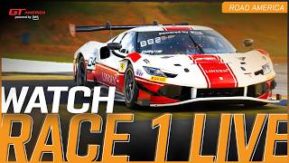 LIVE | Race 1 | Road America | GT America powered by AWS 2026 screenshot 2