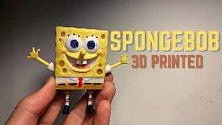 SpongeBob SquarePants 3D Printed