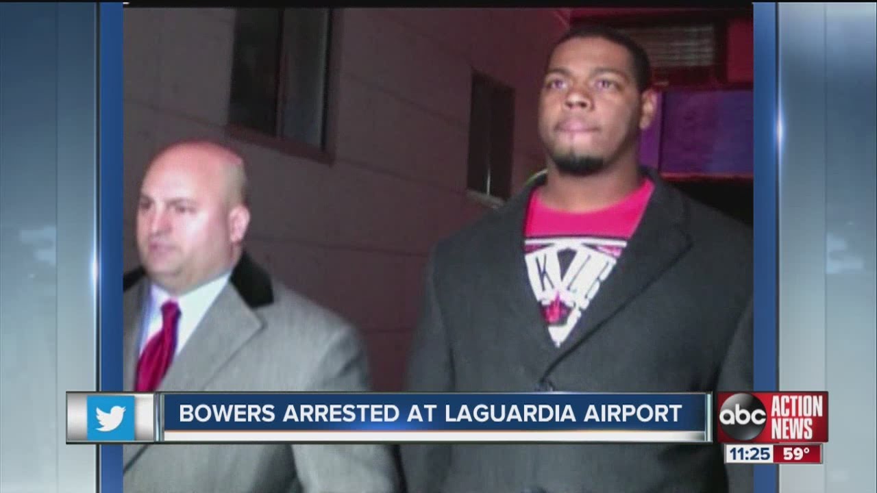 Tampa Bay Buccaneers Defensive End Da'Quan Bowers arrested at LaGuardia