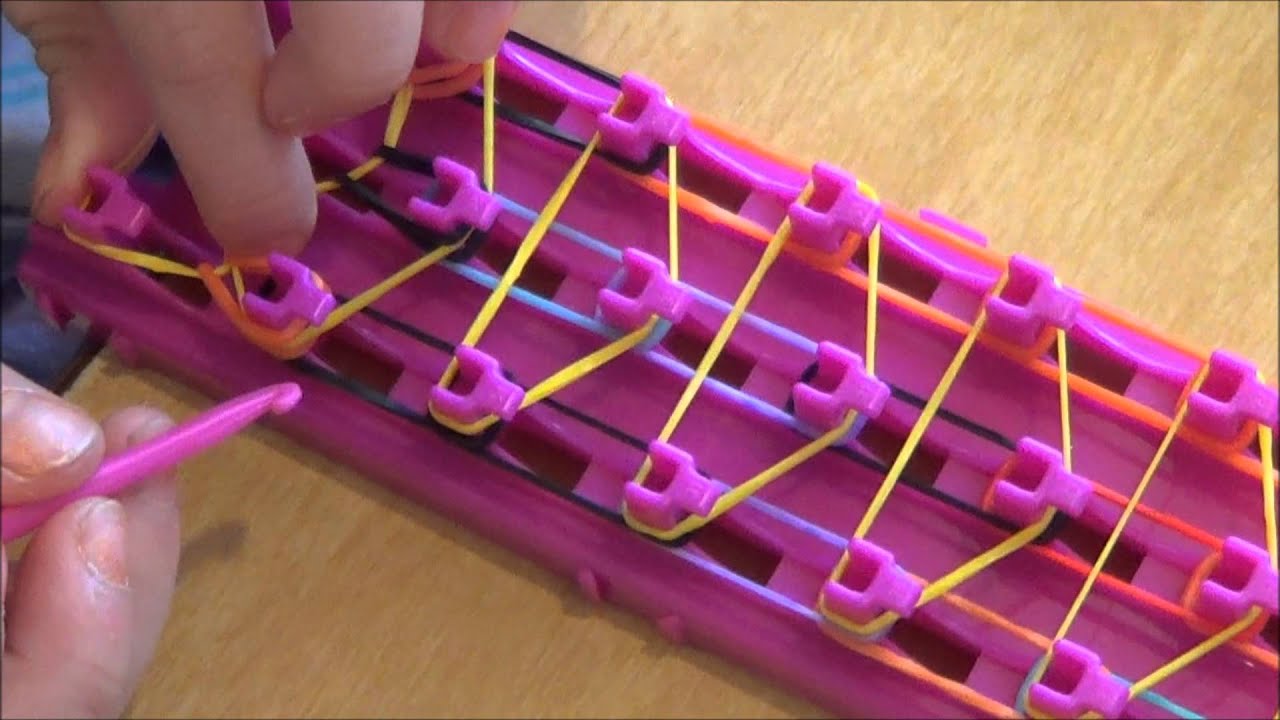 DIY crazy loom band kit   -transparent-rainbow-rubber-loom-bands-…