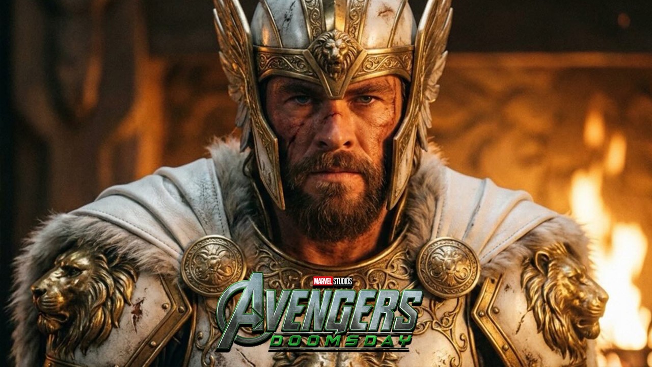 AVENGERS DOOMSDAY OFFICIAL NEW LOOKS THOR and DR DOOM