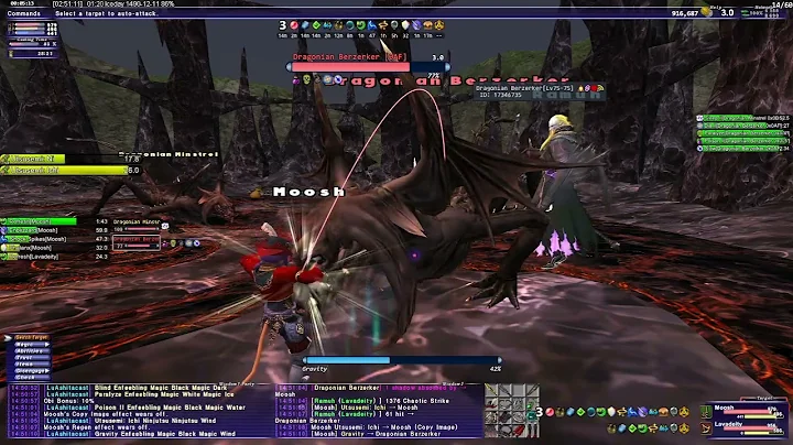 FFXI Classic [HorizonXI] - KS30 Double Dragonian - Mandau/OClub RDM + SMN Duo