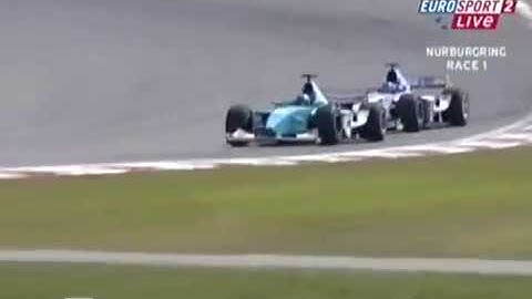 Piccione overtakes Sharp for P10 - 2005 GP2 Round 4 Nurburgring Race 1