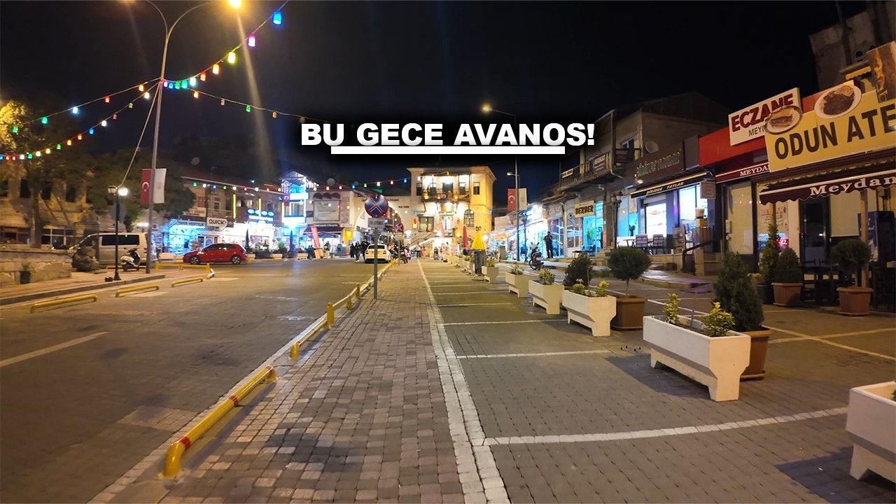 Kapadokya’da Böyle Bir Gece Görmediniz! | Avanos Meydanı