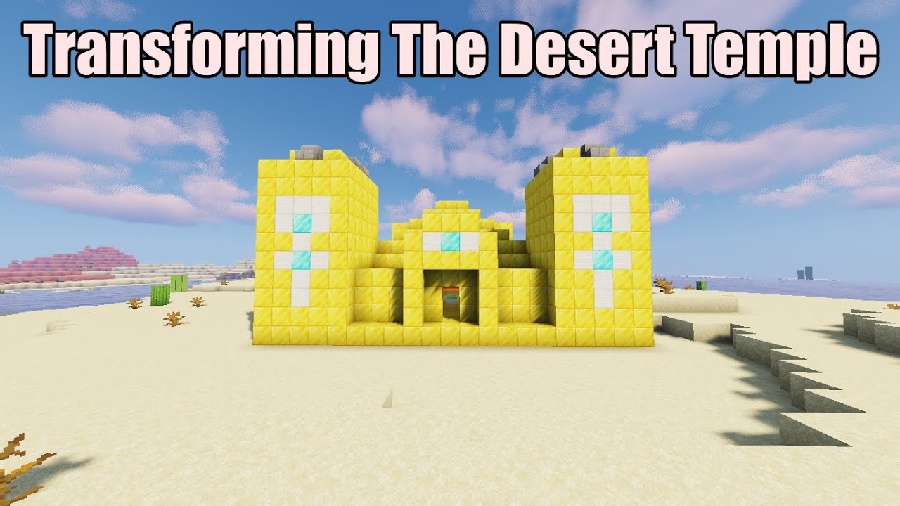 I Transformed The Desert Temple Into Golden Temple / Minecraft - YouTube