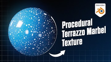 CREATE A PROCEDURAL TERRAZZO MARBLE MATERIAL IN BLENDER