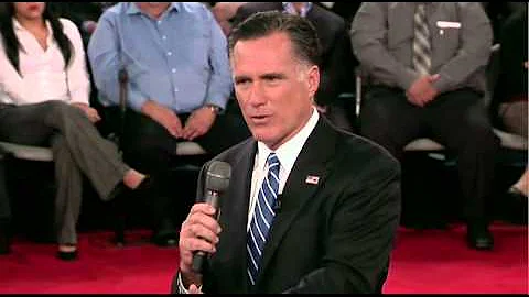 Obama, Romney debate gun control -Town hall debate 2012