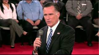 Obama, Romney debate gun control -Town hall debate 2012