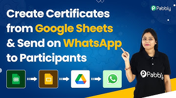 Create Certificates from Google Sheets & Send on WhatsApp to Participants using WhatsApp Cloud API