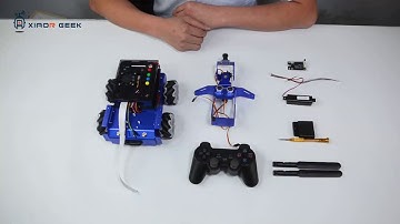 How to assemble and operation the AI Mecanum wheel smart programmable robot car -Jetbot V2.0
