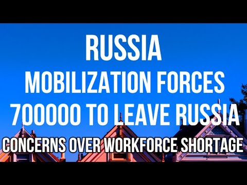 RUSSIAN Economy in CRISIS as Mobilized Troops Go UNPAID & 700,000 People & Employees LEAVE RUSSIA