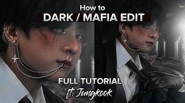 How to | Smudge Edit ft. BTS Jungkook Dark Mafia Full Tutorial ibisPaintX || #ibispaintx #tutorial