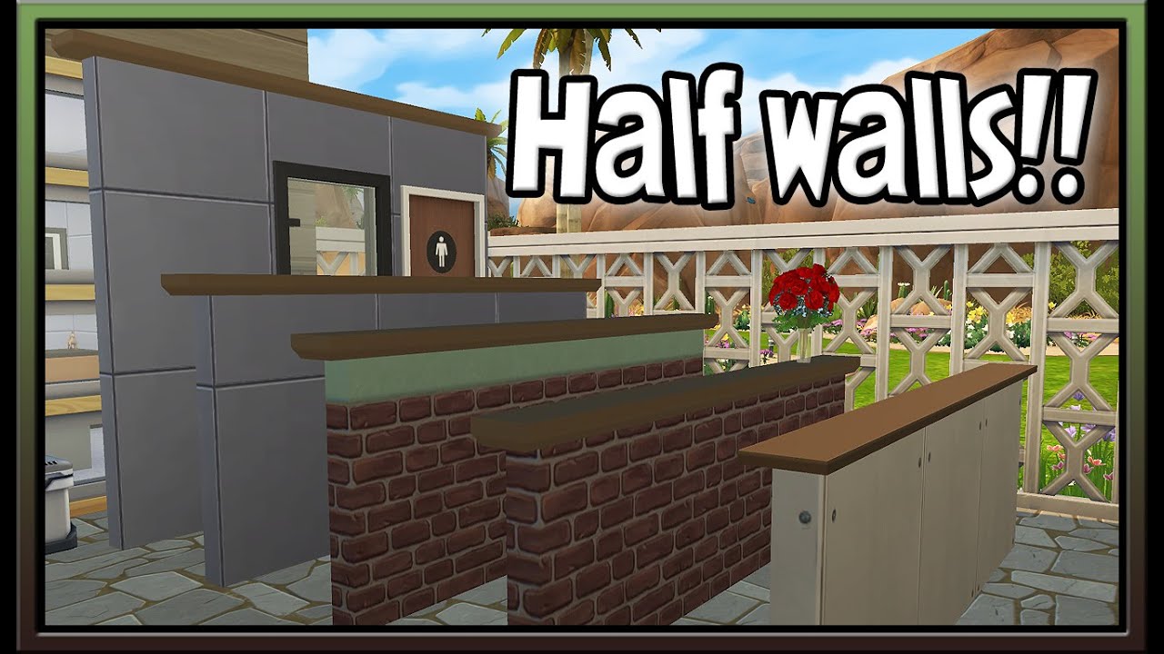 The Sims 4 July Update Half Walls, Door Locks, and Much More! YouTube