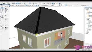 DESIGN DIFFERENT ROOFING SHEETS WITH CADIMAGE ROOF COVERING IN ARCHICAD