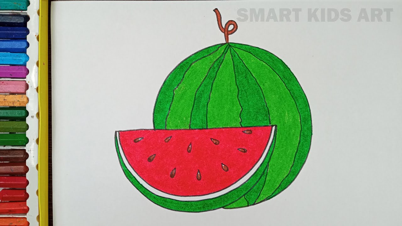 Aggregate 118+ watermelon images for drawing latest