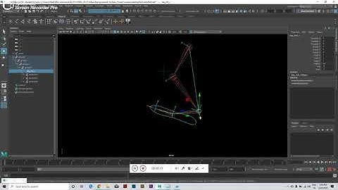 Adding Leg Attributes to ROCK and ROLL l Maya Rigging