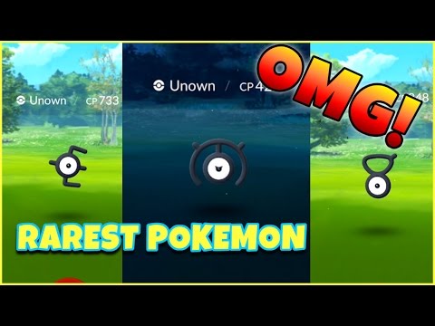 What happens when you get all the Unown Pokemon?