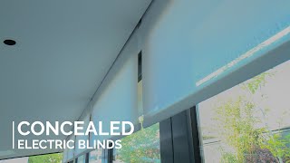 Electric Roller Blinds concealed with Blindspace