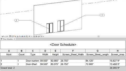 Families 5, Shared Parameters, Quantity Take Off and Revit Schedules