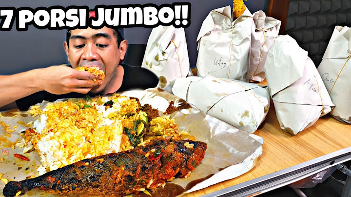MUKBANG! I EAT 7 PACKS OF NASI PADANG WITH JUMBO PORTION!!