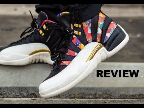 jordan 12 chinese new year 2019 on feet