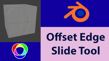 Offset Edge Slide Tool - Blender Modeling Tools Tutorial Basics for Beginners