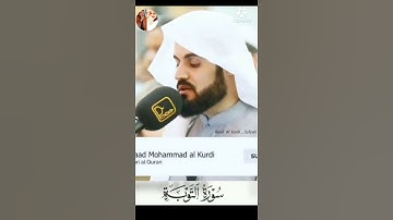 Raad Al kurdi Whatsapp status _ سورة التوبة الشيخ رعد الكردى