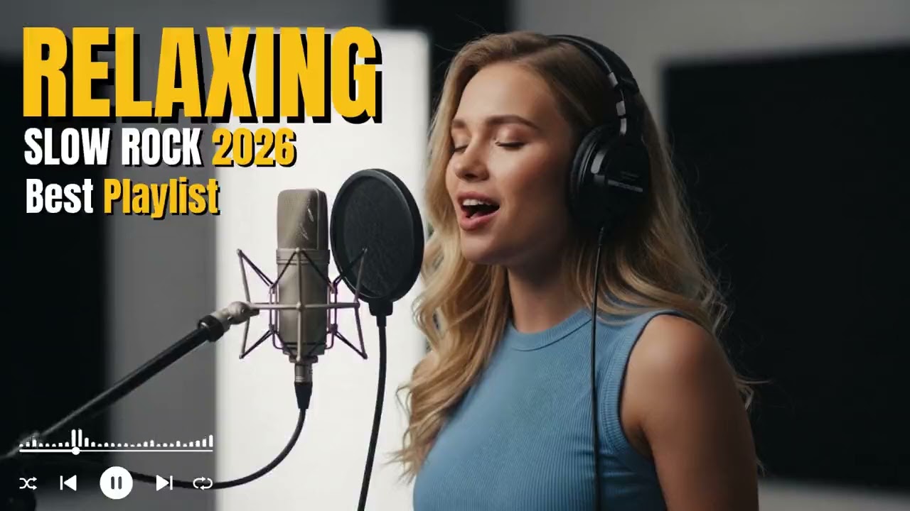 Relaxing Slow Rock Instrumental for Work & Study | Focus Booster Playlist