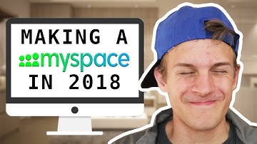 Creating a MySpace Account in 2018!