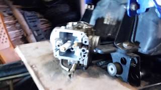 How to rebuild a carburetor on a 700 / 500 Polaris Sportsman part 2.