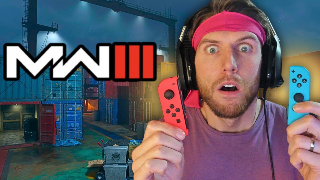 Playing Call Of Duty On Nintendo Switch Controllers! - YouTube