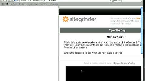 22-Adding a "Floating" Footer Area - Photoshop to HTML Websites with SG3