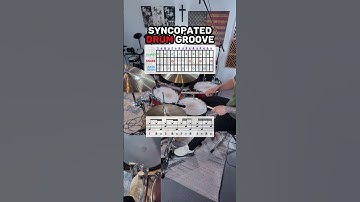 SYNCOPATED Drum GROOVE! (EASY Drum Lesson) 🥁