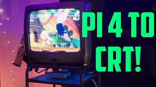 Connecting a Raspberry Pi 4 to a CRT via composite out! (how to & why you should)