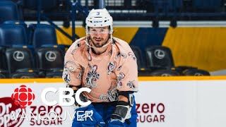 Goalie's pink paisley T-shirt becomes unlikely addition to Canucks' fashion lineup by CBC Vancouver 2,785 views 4 days ago 4 minutes, 6 seconds