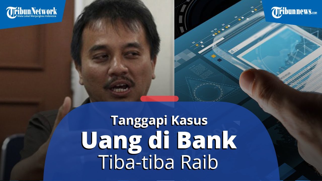 Roy Suryo Berikan Pendapat untuk Kasus Uang di Bank Tiba-tiba Raib
